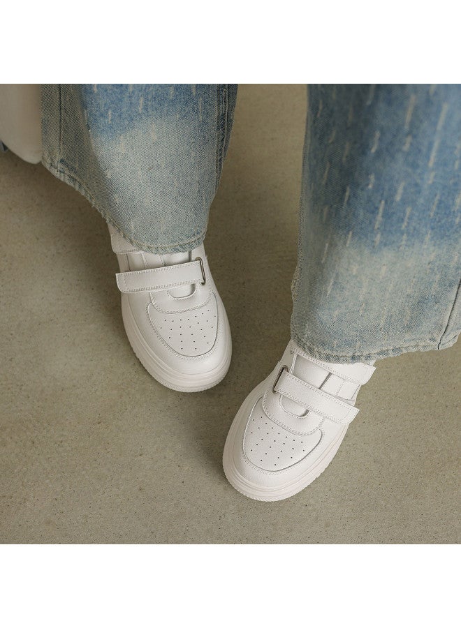 AME Platform Sneakers Women 2025 New Velcro Casual Shoes, Thick-soled Height-increasing Shoes For Petite Women - Image 5