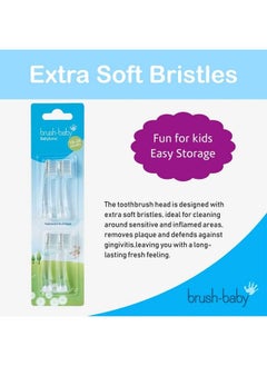 Brush Baby Babysonic Replacement Brush Heads (1836 Months) Pack Of 4 Multicolor (Abrb085) - pzsku/ZF9C5E7F8265BD7583649Z/45/_/1692786055/b9fe544e-d36c-4a9e-8c40-b2ca2ce7690b