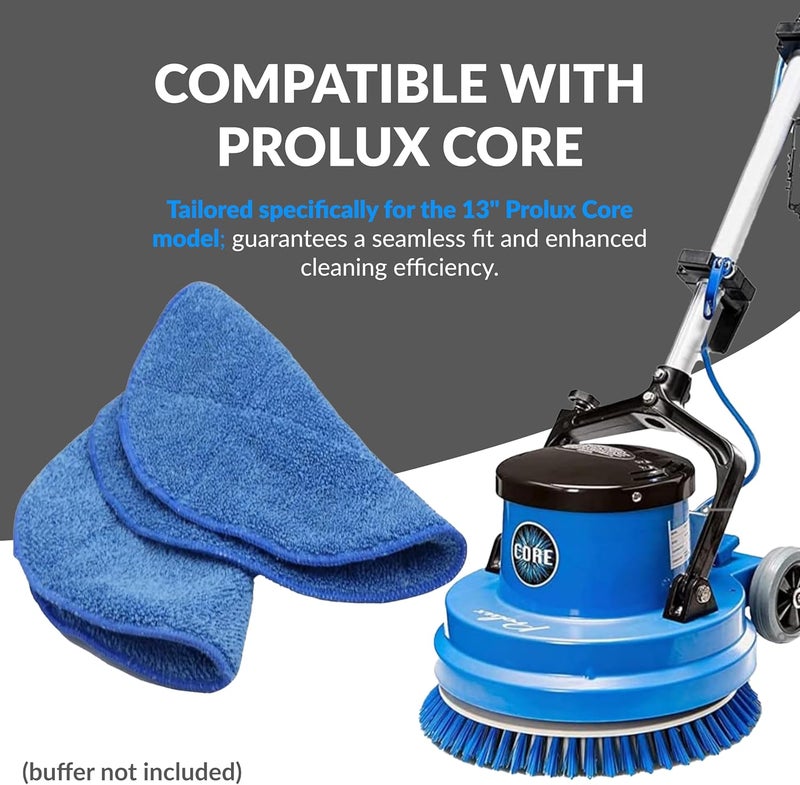 PROLUX Core 13" Mopping, Buffing and Polishing Pads, Compatible with 13" Core Model Only, Durable, Pack of 2 - Image 4