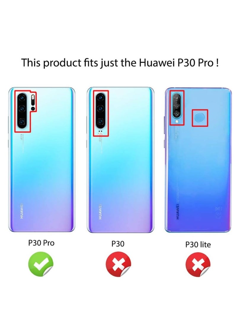 Huawei P30 Pro Case Cover Thin Silicone Cover with Camera Protection Soft Interior Slim Fit Flexible Phone Case for Huawei P30 Pro - Image 2