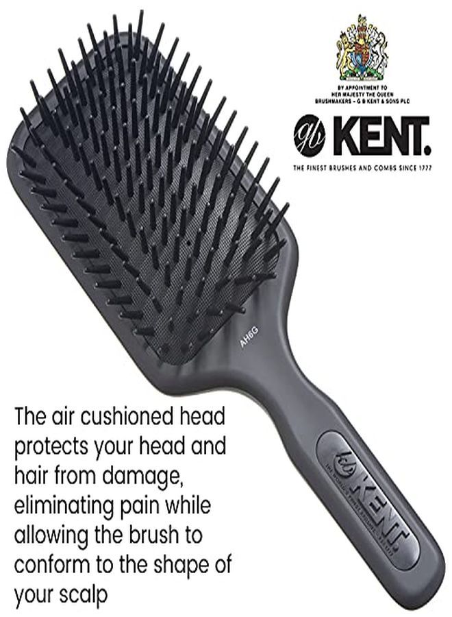 KENT Ah6G Airhedz Pro Extra Large Pin Hair Brush (Fat Pin Grey) - Image 5