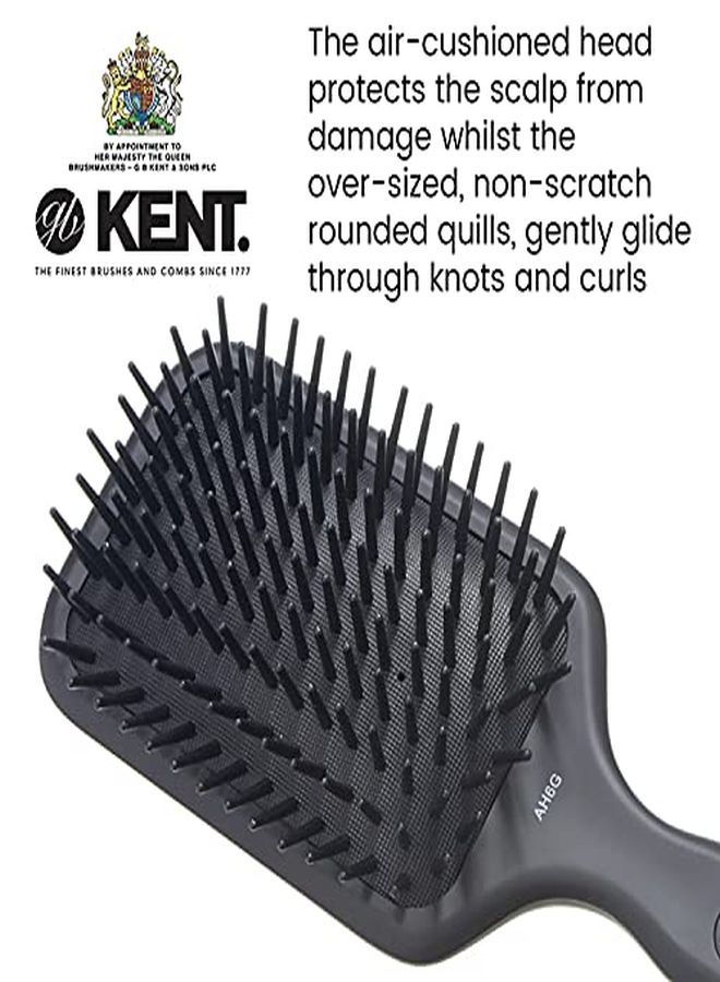 KENT Ah6G Airhedz Pro Extra Large Pin Hair Brush (Fat Pin Grey) - Image 3