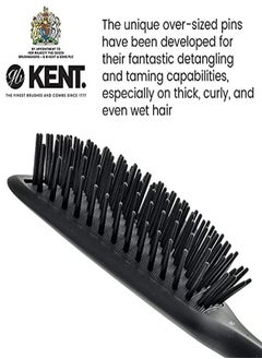 KENT Ah6G Airhedz Pro Extra Large Pin Hair Brush (Fat Pin Grey)  - Image 4