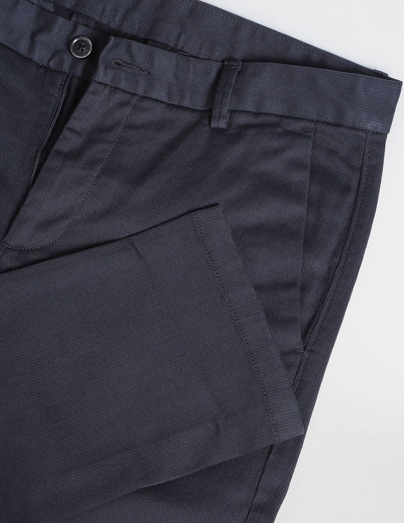 Arrow Men's Solid Slim Fit Acrylic Casual Trouser (ASCBTRO0006_Navy_38) - Image 4
