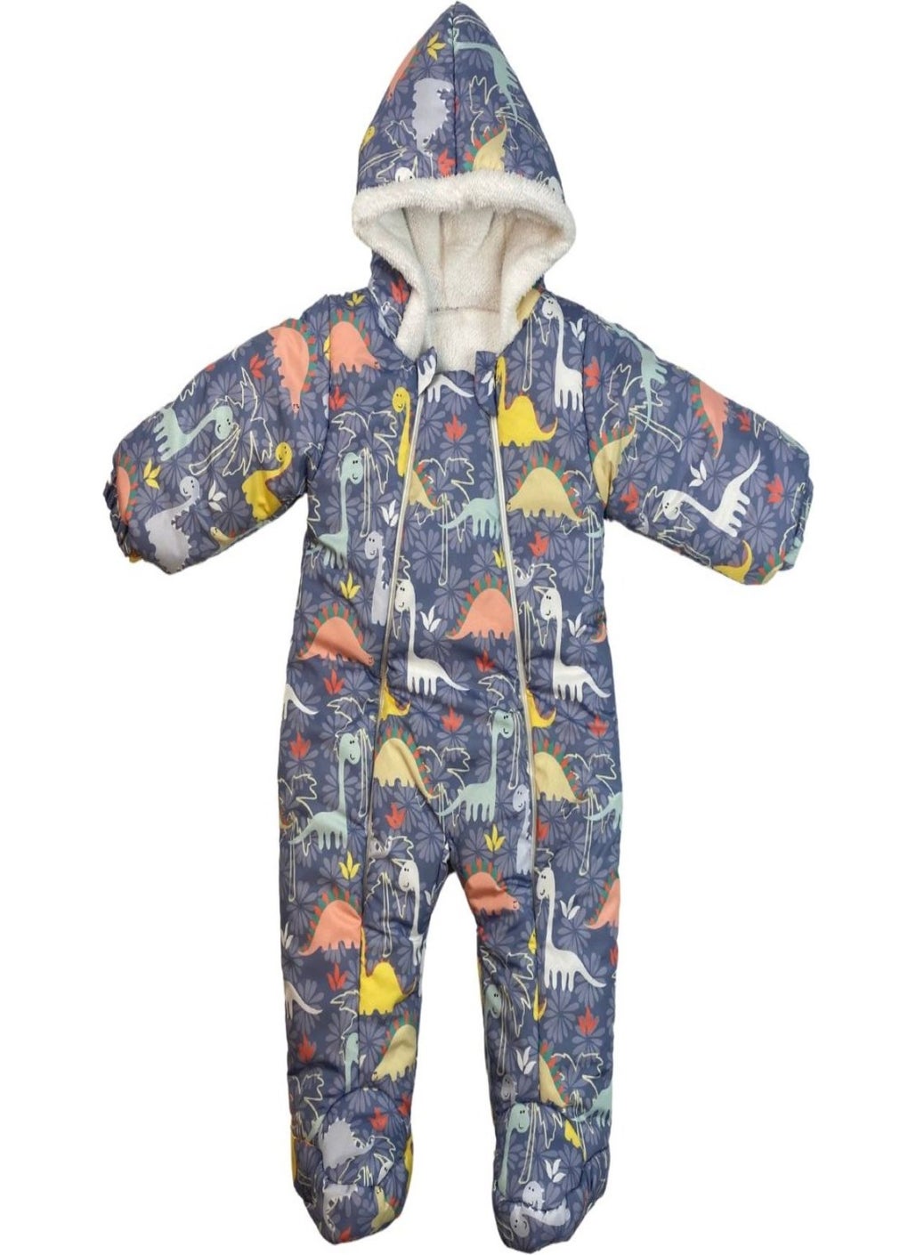 Podium Giyim Podium Clothing New Season Cute Dinosaur Floral Patterned Booties Welsoft Cosmonaut  - Image 1