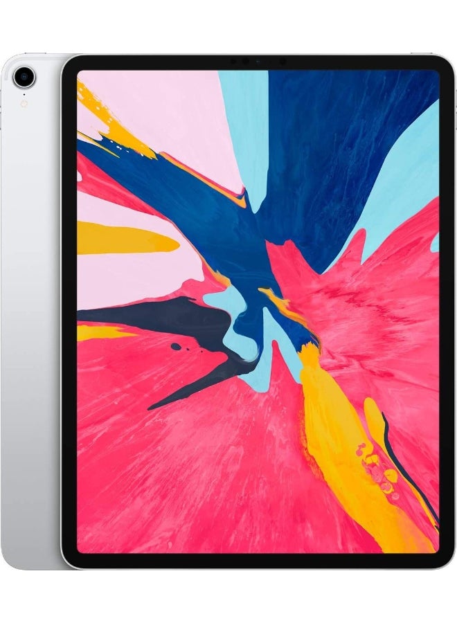 Apple Renewed - iPad Pro 2018 (3rd Gen) 12.9-Inch 64GB WiFi + Cellular Silver - Image 3