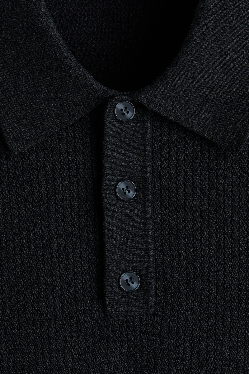 H&M Regular Fit Knitted polo shirt