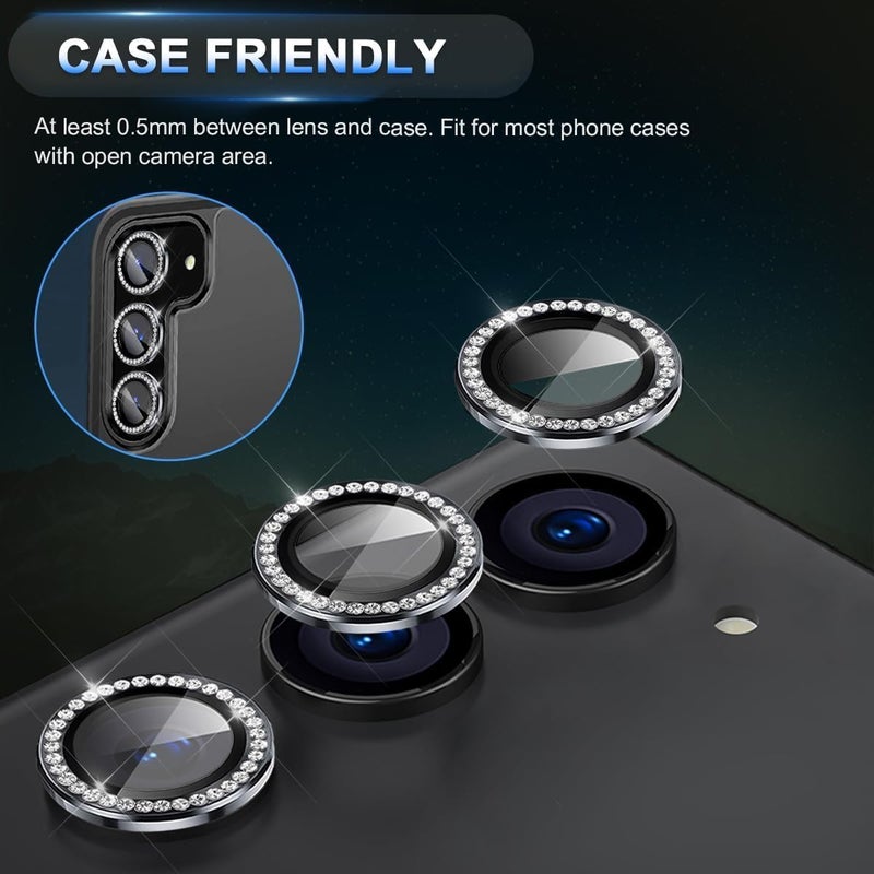 Camera Lens Protector Compatible with Samsung Galaxy A57/A37 5G, 9H, Tempered Glass Metal Individual Ring Camera, Friendly, Anti Scratch - Image 3