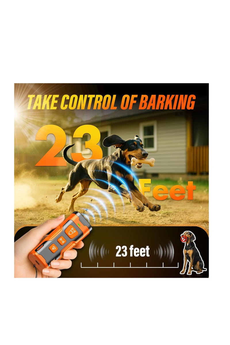 عام جهاز رادع لحاء الكلاب ، 3x بالموجات فوق الصوتية المضادة للبطانة ، 6 أوضاع تدريب 23 قدم نباح لا مزيد - Image 3
