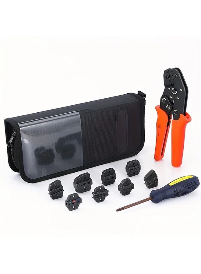 SN 48B Crimping Tool Set Includes Pliers Wire Crimper Terminal Connector And Ratchet Socket - Image 1