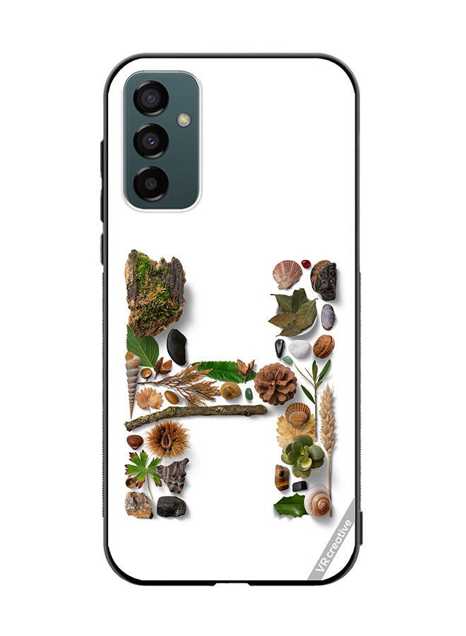 VR CREATIVE Protective Case Cover For Samsung Galaxy M23 Alphabet H Design Multicolour - Image 1