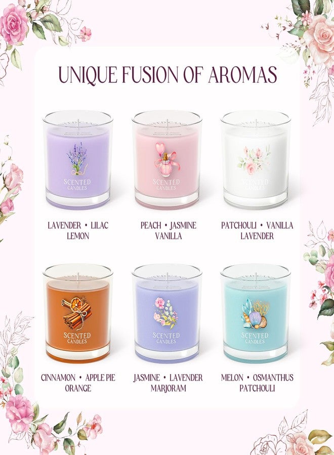 CHILLFLAME Scented Candles, Scented Candle Gift Set for Stress Relief, 6 Votive Candles for Women and Men, Birthday Candle Gifts for Women, Christmas Candles for Women (6 Colors, 14 oz) - Image 2