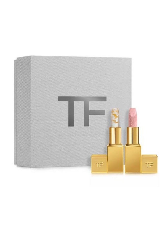 TOM FORD Soleil Lip Duo Soleil Lip Blush (Pink) And Sunlit Rose Lip Balm (Rosy) Full Size. - Image 1