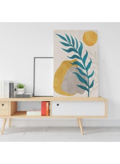 Abstract botanical leafs Printed canvas wall art
