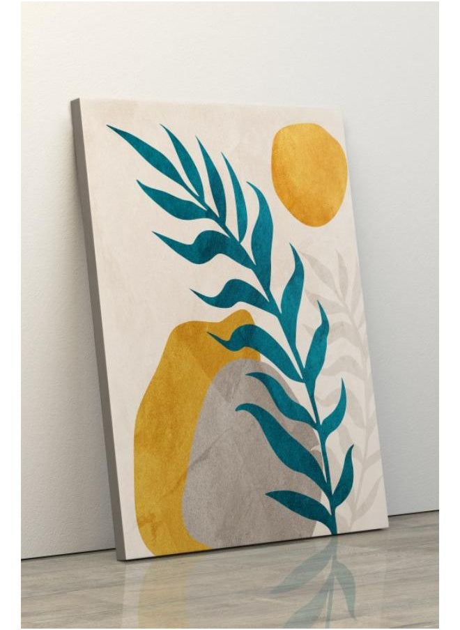 Home Gallery - Abstract botanical leafs Printed canvas wall art - Image 1