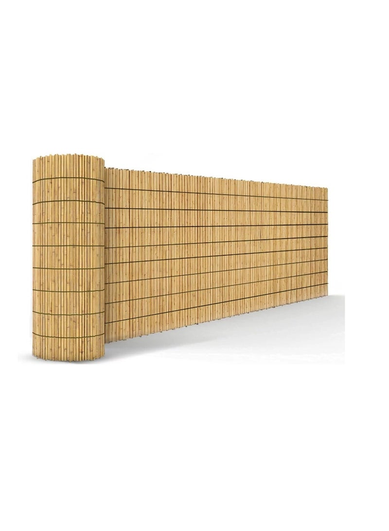 FFD Bamboo Reed Privacy Fence– Natural Bamboo Blinds & Lattice Willow Fence for Outdoor Garden, Patio, Yard, Balcony, or Terrace – Eco-Friendly Bamboo Fence Rolls for Privacy, Shade & Decorative Garden Décor - Image 1
