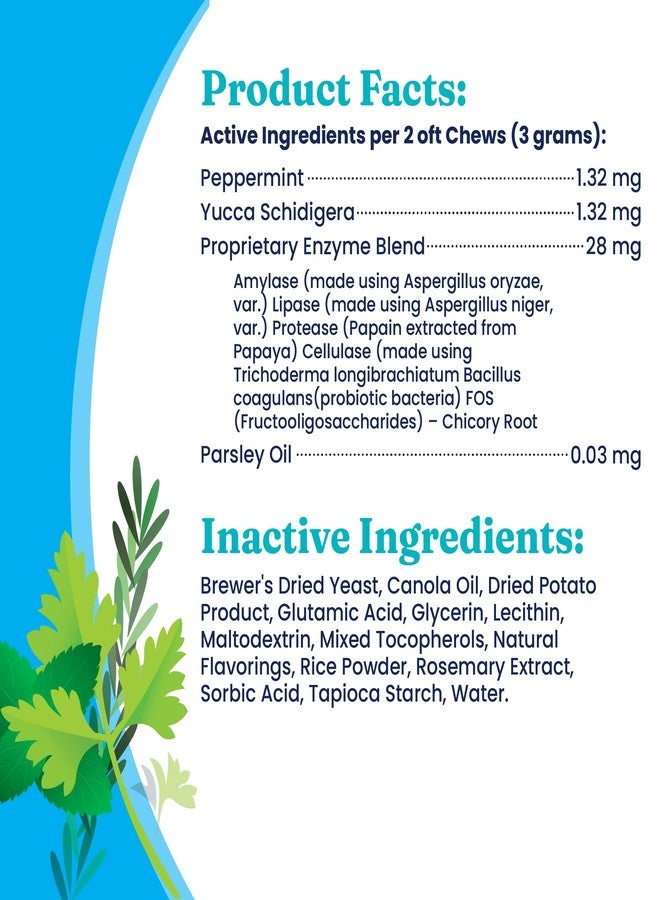 Solid Gold No Poo Chews for Dogs - Coprophagia Deterrent & Stool Eating Deterrent for Dogs That Eat Dog Poop - Stop Eating Poop Chews with Peppermint & Probiotics for Gut & Breath Aid Support - 60ct - Image 4