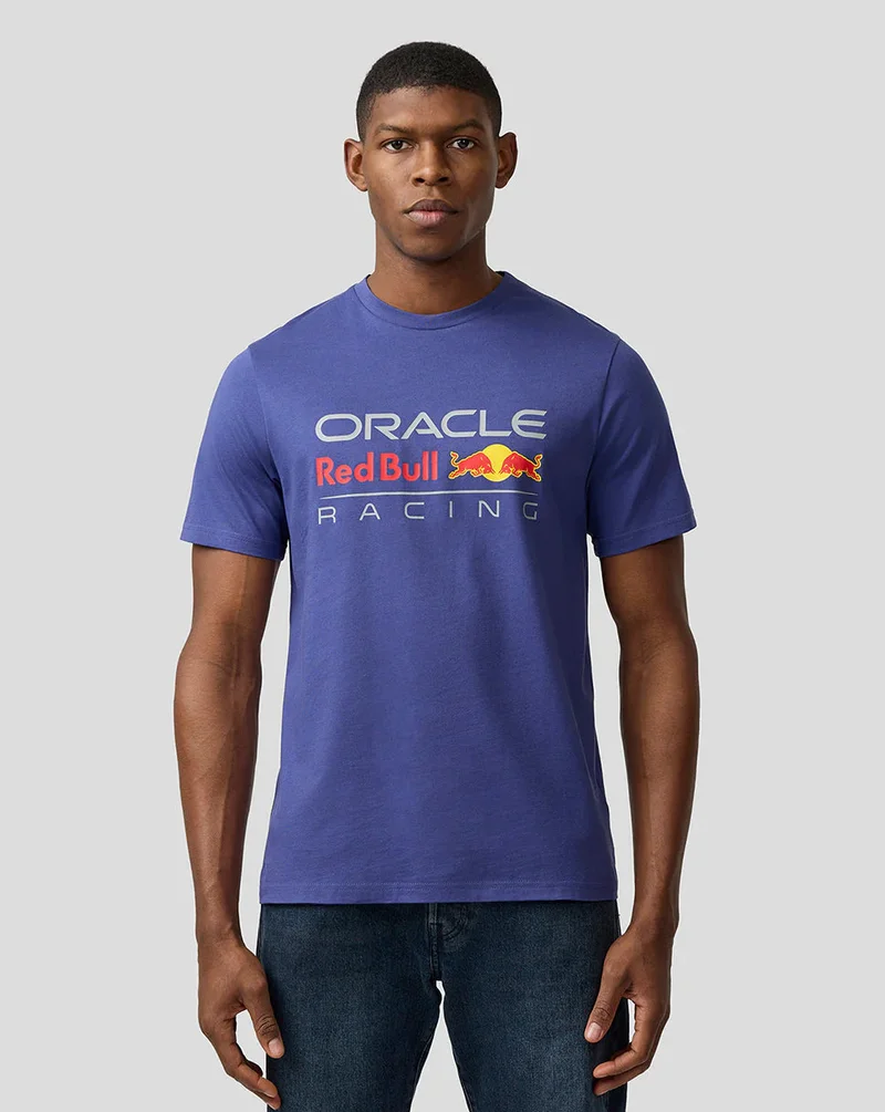 كاستور Oracle Red Bull Racing Unisex Large Front Logo T-shirt - Skipper Blue