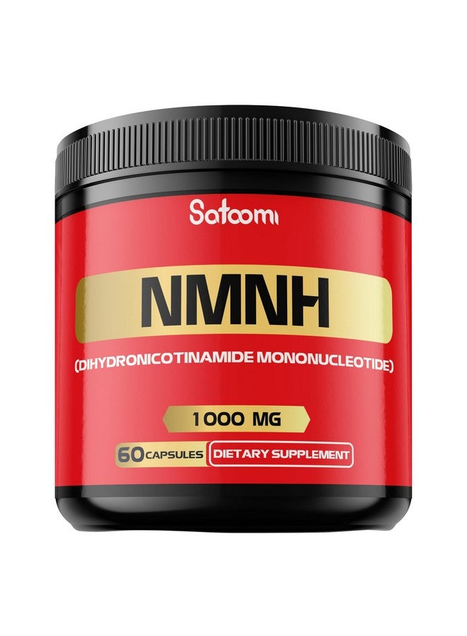 Satoomi NMNH (مونوكليوتيد ثنائي هيدرونيكوتيناميد) - بديل مكمل NMN - 1000 مجم لكل جرعة مكمل NAD لدعم NAD+ - 60 كبسولة - 30 يومًا