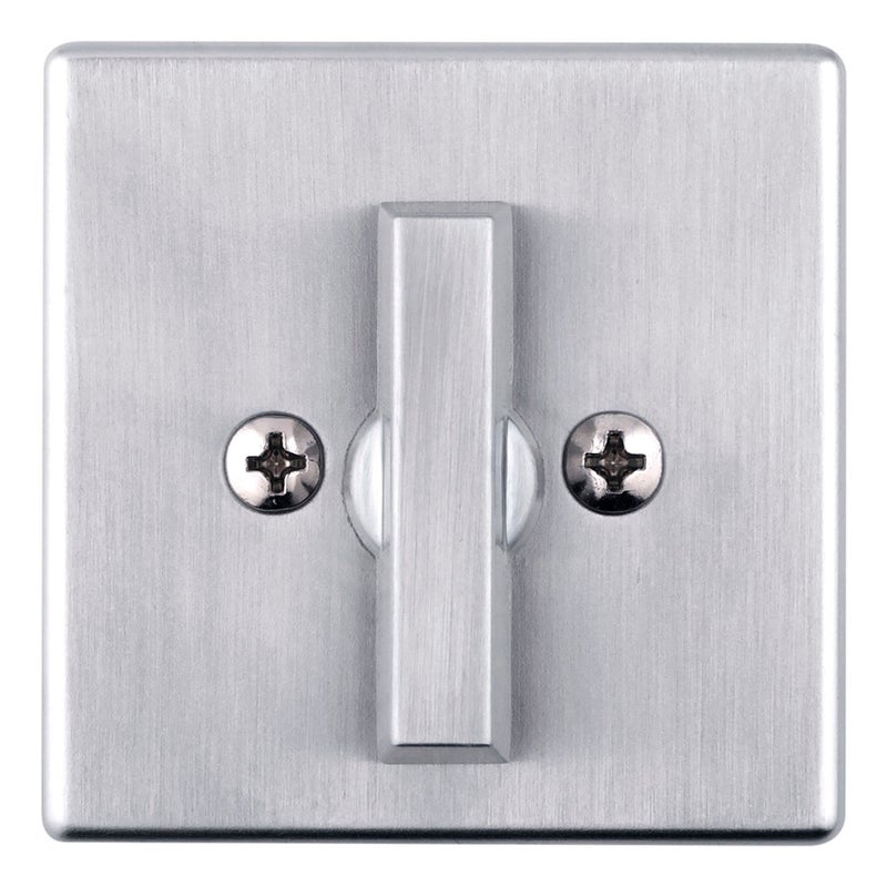 Kwikset 660 Contemporary Deadbolt Deadbolt Lock, Satin Chrome Square Exterior Keyed Front Entry Door, Pick Resistant Smartkey Rekey Security, Single Cylinder Dead Bolt - Image 2