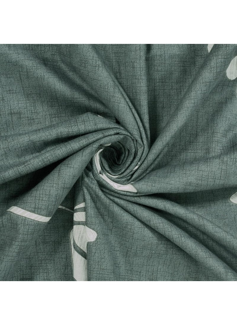 Story@Home Story@Home Bedsheet for Single Size Bed | 186 TC | Grey | Floral | 1 Piece Cotton bedsheet for Single Size Bed with 1 Pillow Cover (145 x 225 cm) Perfect for Home Decor & Gifting | Cotton bedsheet  - Image 3
