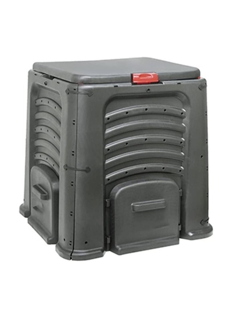 Trapp Garden Composter Bin 435 Liter Large Compost Box Create Fertile Soil, Easy Assembly, Lightweight Outdoor Compost Box, 70 x 80 x 70 cm  - Image 1