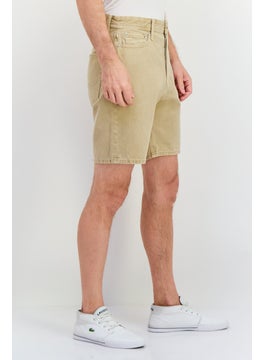 Jack Jones Men Solid Denim Shorts, Warm Grey  - Image 2