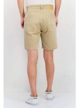 Jack Jones Men Solid Denim Shorts, Warm Grey  - Image 3