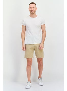 Jack Jones Men Solid Denim Shorts, Warm Grey  - Image 4