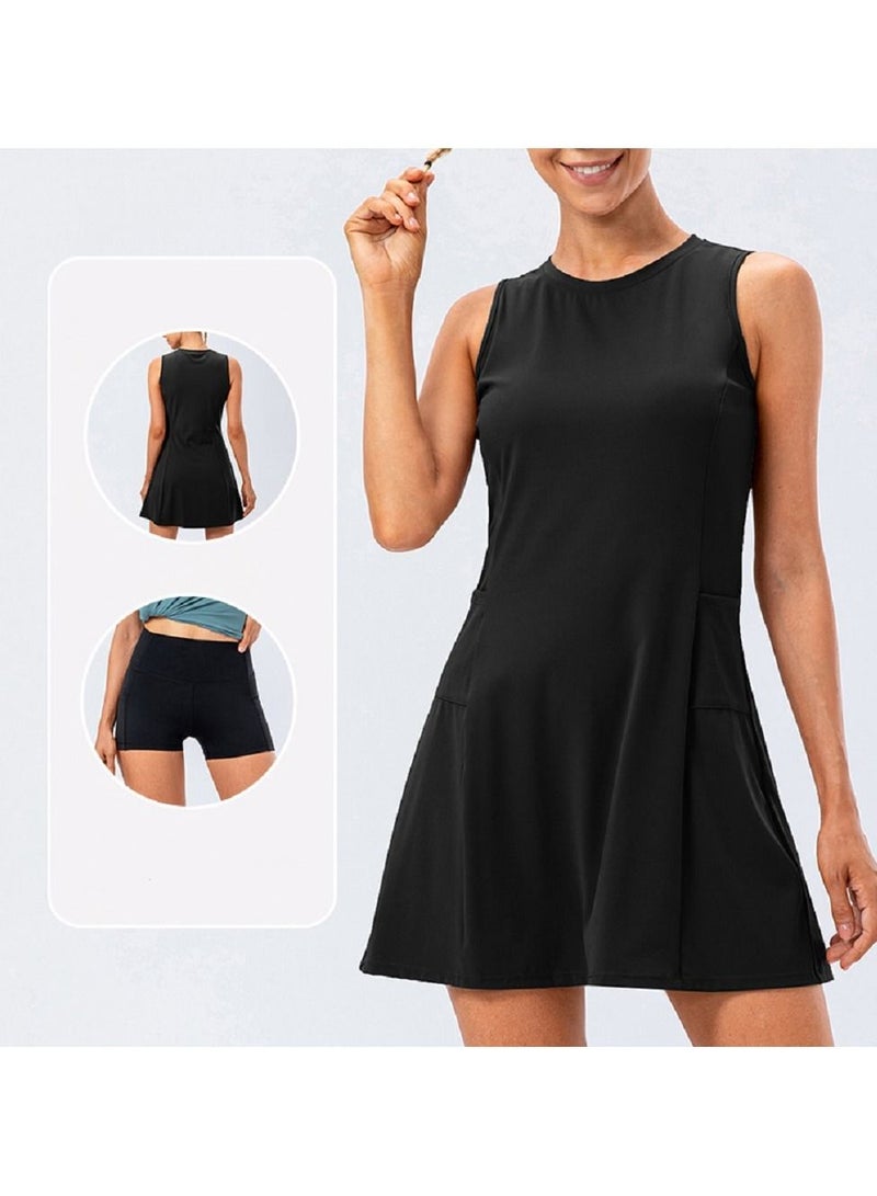 Loquat Anti - malfunction of air yoga golf sport tennis skirts twinset - Image 3