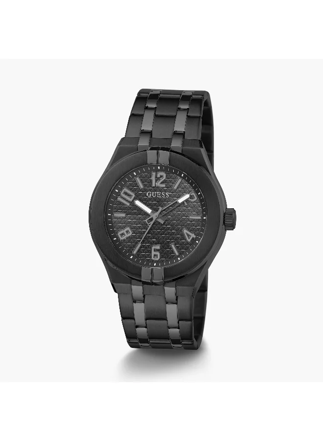 جس Black Analog Watch for Men