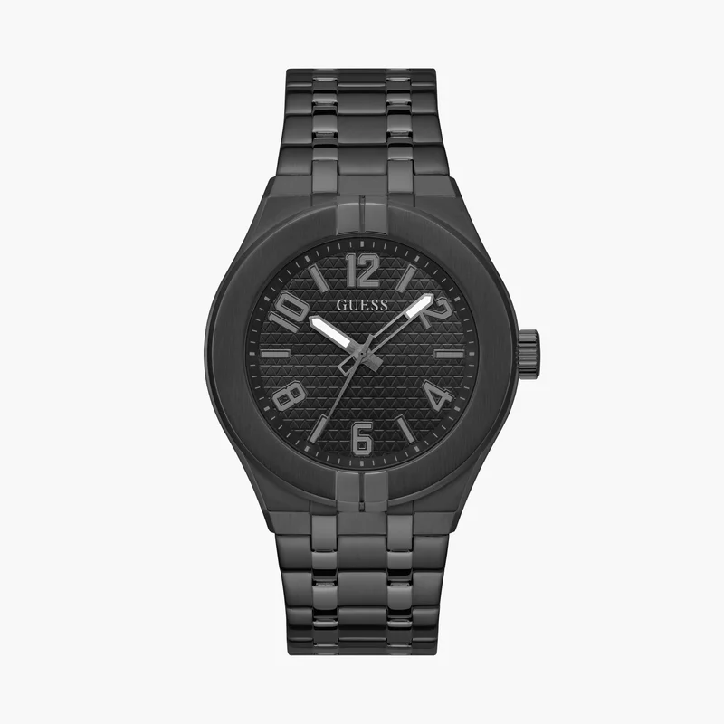 جس Black Analog Watch for Men