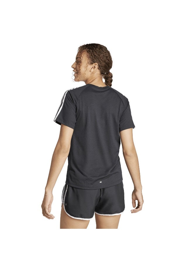 adidas Originals Otr E 3S Tee Black Running T-Shirts For Women 2Xs - Image 5