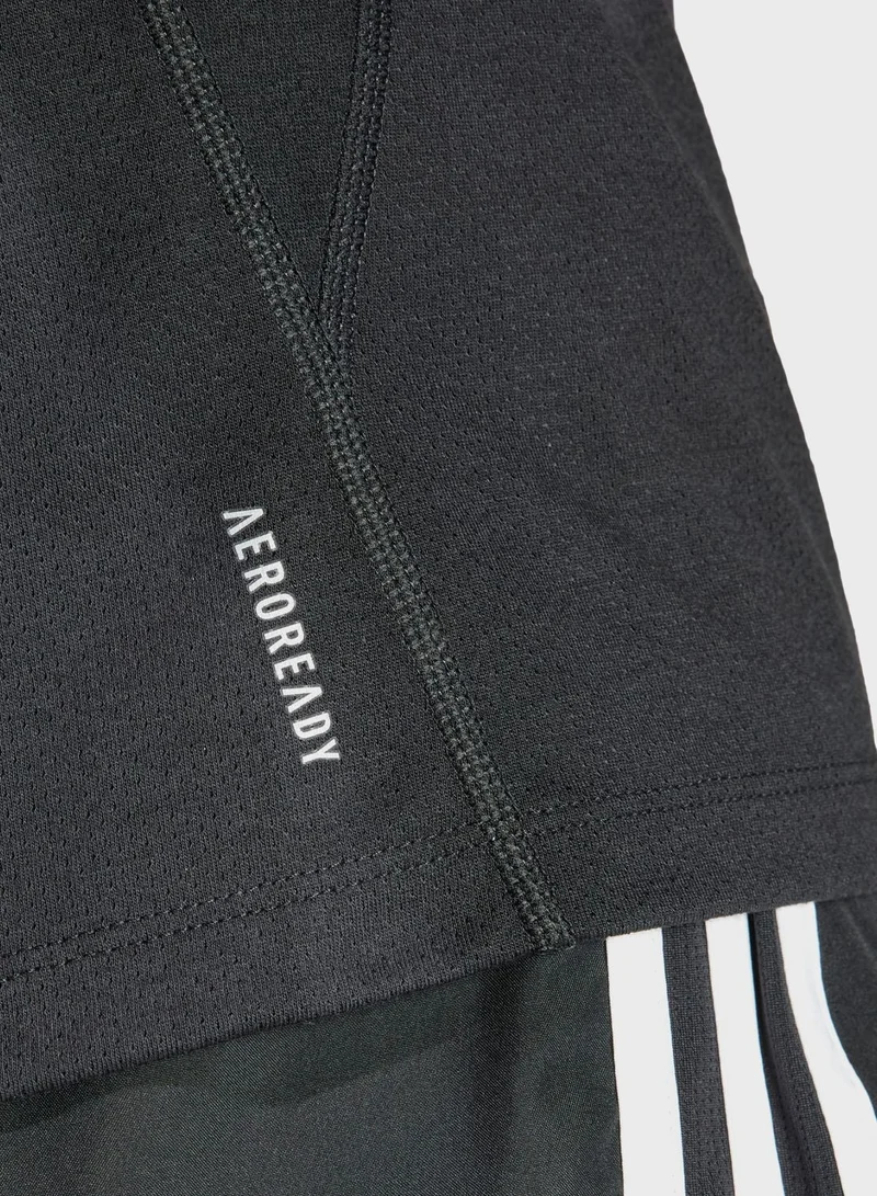 adidas Originals Otr E 3S Tee Black Running T-Shirts For Women 2Xs