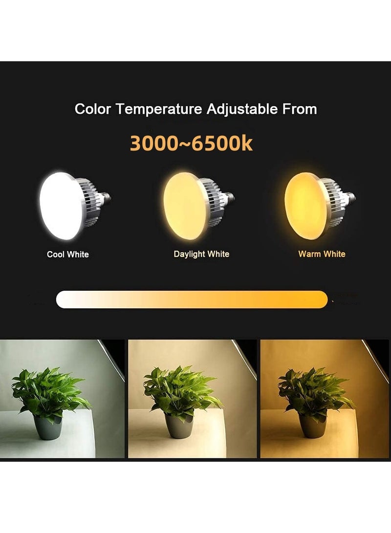 شو وو طقم إضاءة سوفت بوكس، صندوق إضاءة احترافي مزود بمصابيح LED بقوة 48 واط، 3000-6500 كلفن، 3 تأثيرات إضاءة مستمرة، حامل ثلاثي القوائم، جهاز تحكم عن بُعد، إضاءة استوديو لتصوير البورتريه، بث مباشر - Image 5