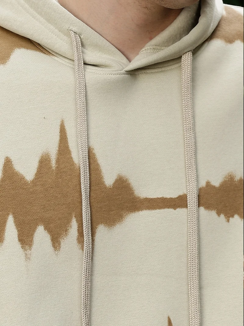Maniac  Maniac Mens Printed Full Sleeve Biscuit Fleece Hood Sweatshirt for Men | Best Price UAE