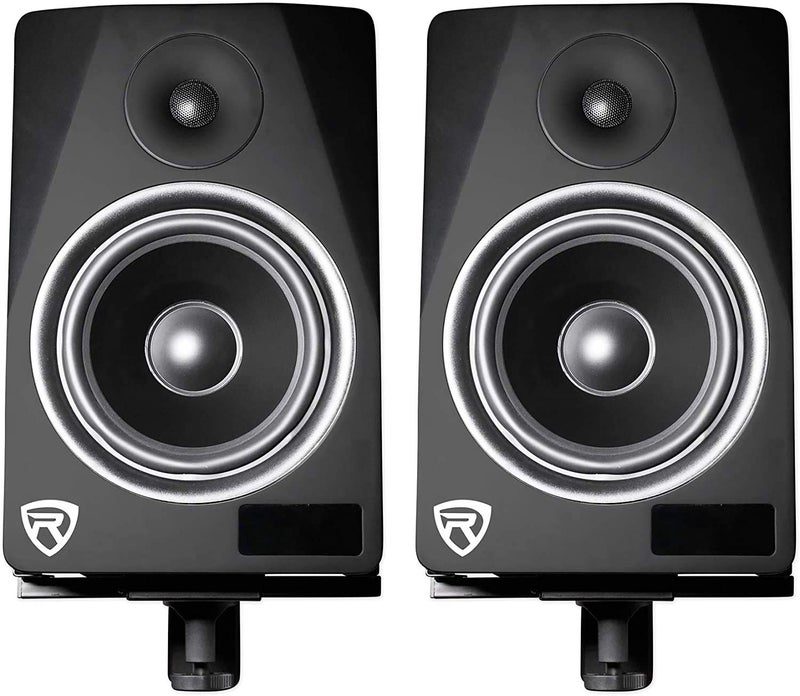 Audiovan Adjustable Speaker Wall Mount Bracket with Swivel 6 x 9 Inches Pair (2 Bracket) (Speaker Wall Mount 6 x 9 Inches, Black) - Image 5