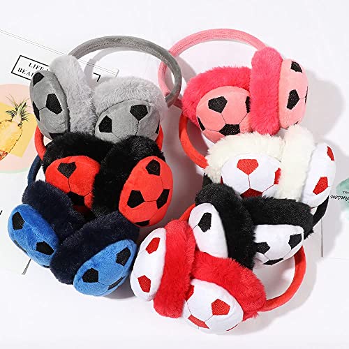 RR DESIGN Kids football Themed Winter Warm Earmuffs (assorted Colours) (1) - Image 3