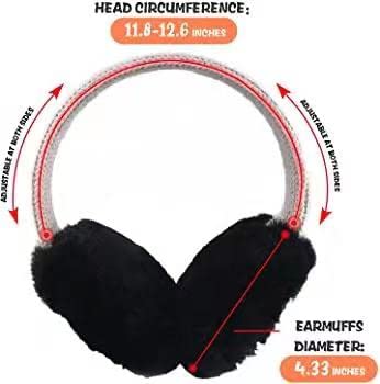 RR DESIGN Kids football Themed Winter Warm Earmuffs (assorted Colours) (1) - Image 2