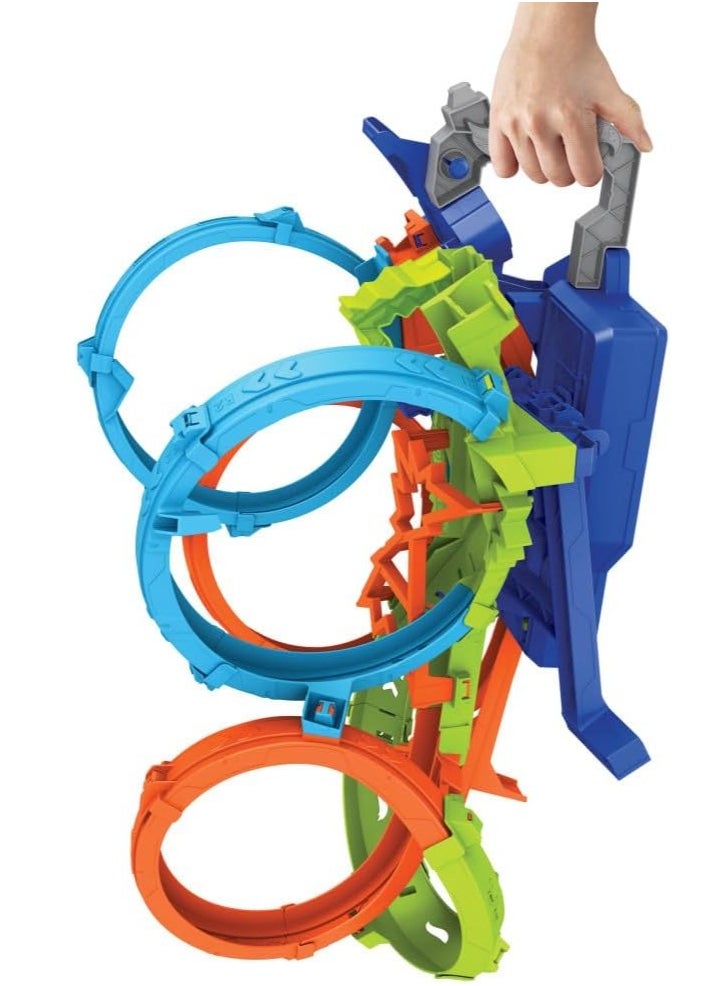 Hot Wheels - Hotwheels 4-Loop Crash-Out Track Set - Image 1