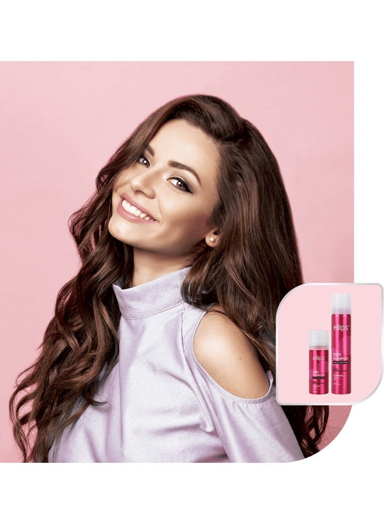 Ellips Dry Shampoo Blossom Floral Fragrance for Oily Hair, 50ml - Image 3