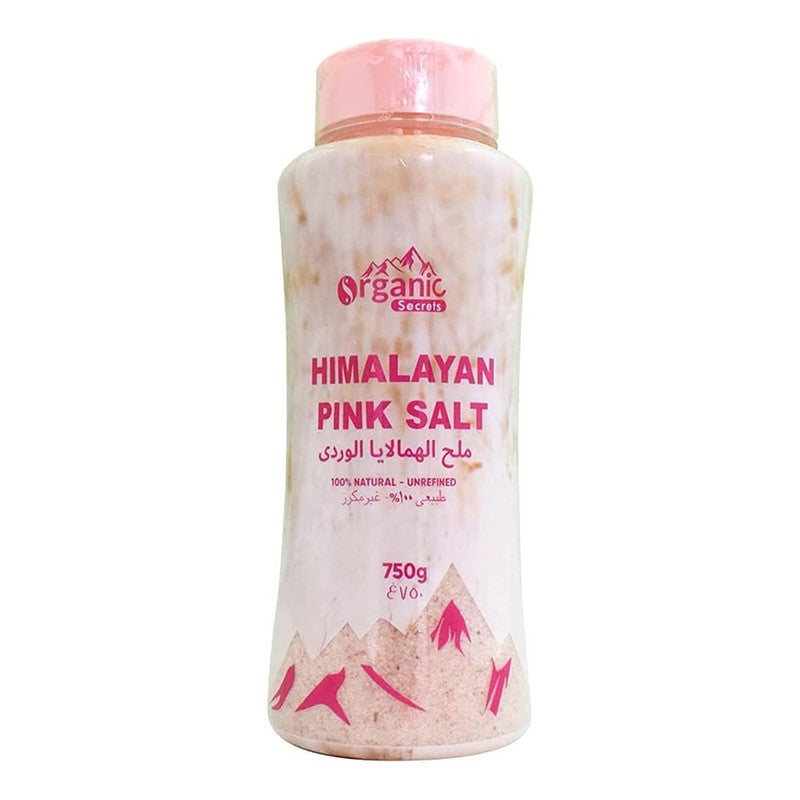 Organic Secrets Himalayan Pink Salt  750 Gm Shaker - Image 1