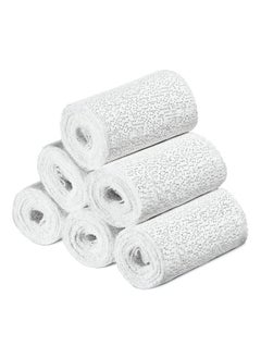 Navaris Plaster Cloth Rolls (M, Pack Of 6) - Gauze Bandages For Body Casts, Plaster Of Paris For Craft Projects, Belly Casting Kit Pregnancy - Easy Use Wrap Strips - 4" W X 118" L  - Image 1