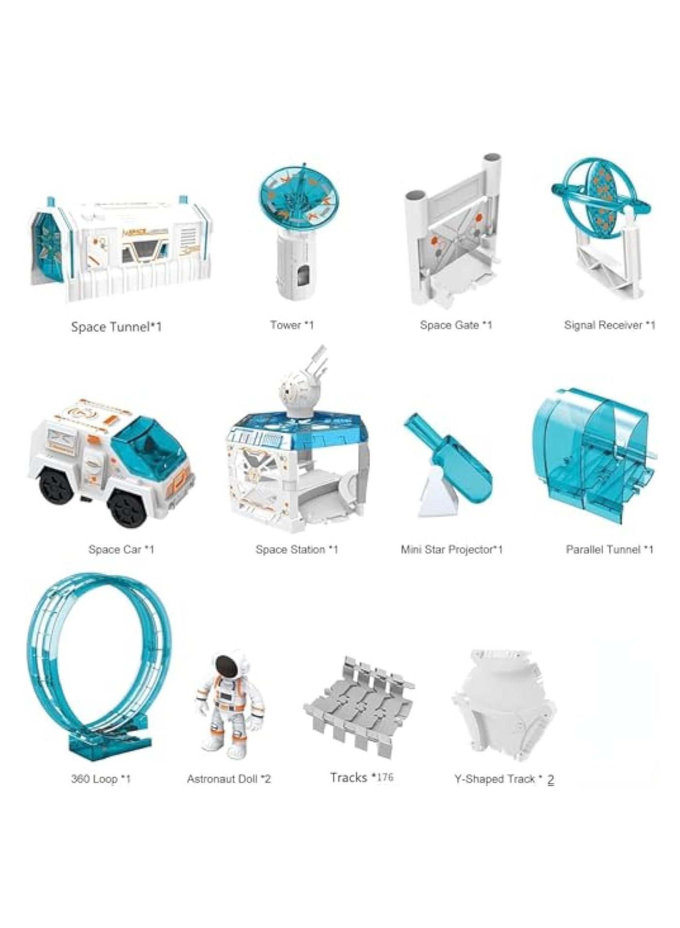 Toys Space Light Up Train Track Set 𝕋𝕪𝕤𝕠𝕟'𝕤 ℂ𝕠𝕣𝕟𝕖𝕣