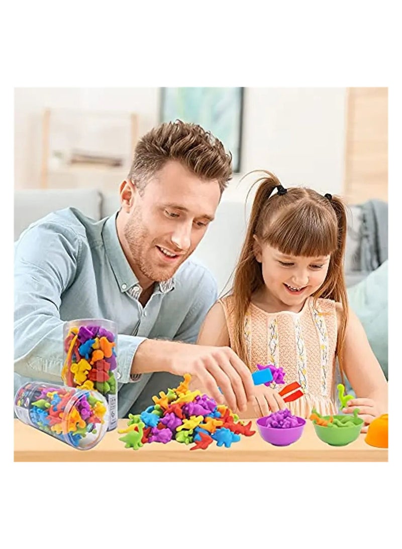 Kids Counting Koala Toys, Matching Game with Sorting Bowls for Preschool Learning Color Classification and Sensory Game Set - Image 3