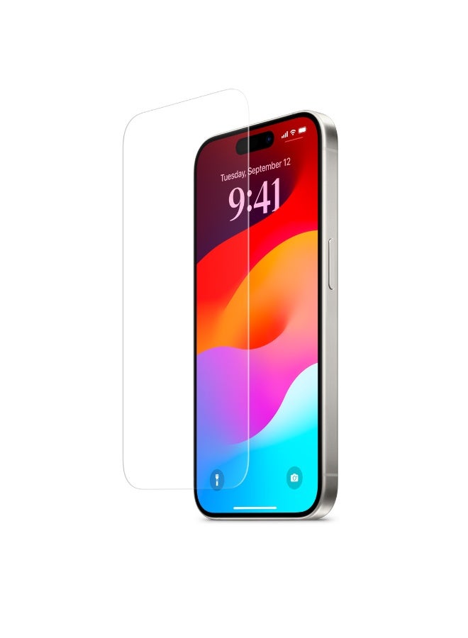 GRABIT iPhone Screen Protector, HD Clear Tempered Glass, Drop Defence, Anti-Fingerprint