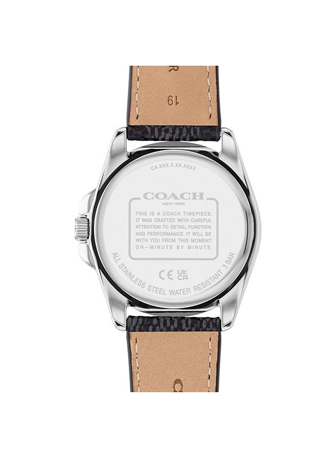 COACH ساعة يد نسائية أنالوج دائرية الشكل 36 ملم - Image 4