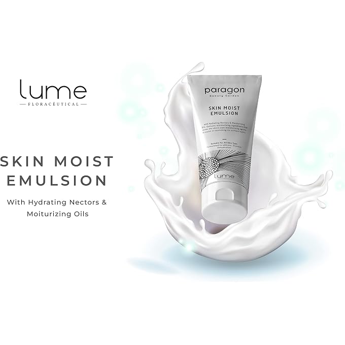 Lume by Paragon Beauty Garden Skin Moist Emulsion Face and Body Lotion 120 Gram for Dry and Normal Skin | Formulated to Address Dryness, Dehydration | Moisturizing and Soothing - Image 3