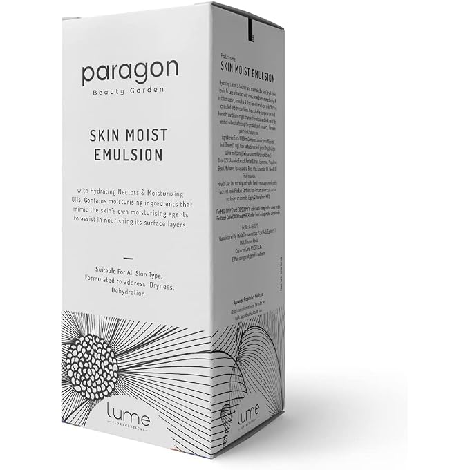 Lume by Paragon Beauty Garden Skin Moist Emulsion Face and Body Lotion 120 Gram for Dry and Normal Skin | Formulated to Address Dryness, Dehydration | Moisturizing and Soothing - Image 2