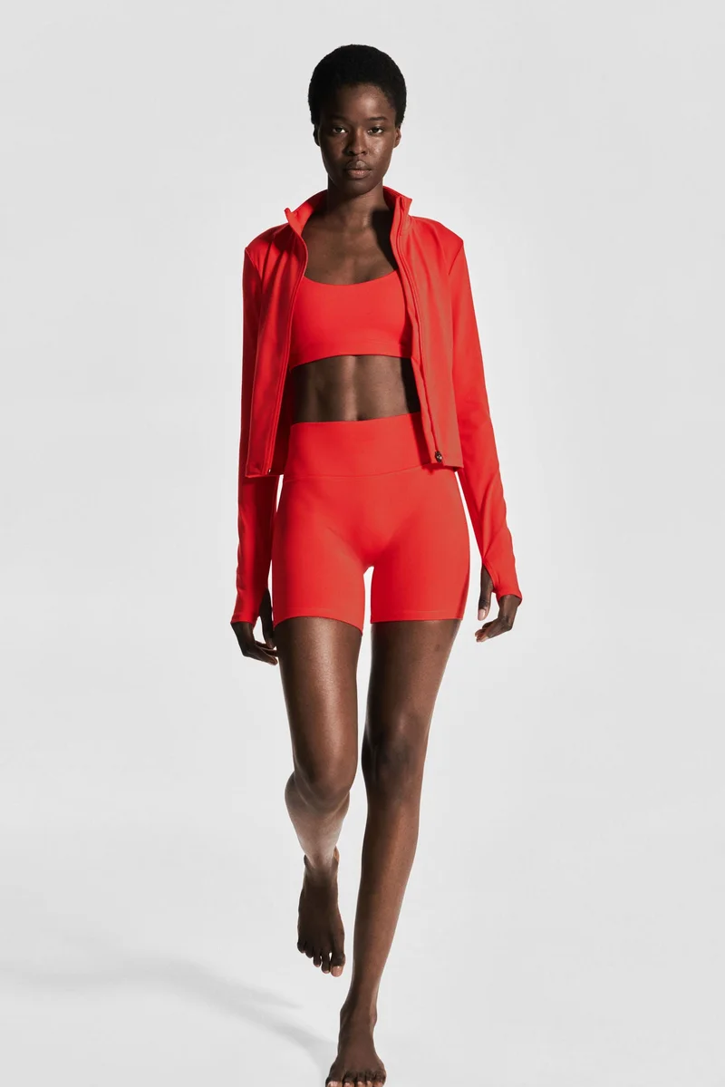 H&M SoftMove™ Zip-through sports jacket